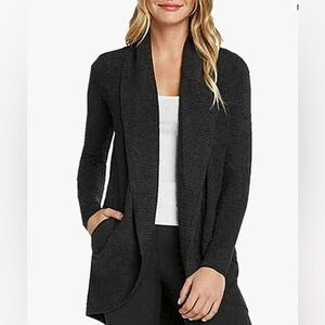 Max & Mia Soft Cozy Sweater The Essential Travel Cardigan Black - Size Large EUC